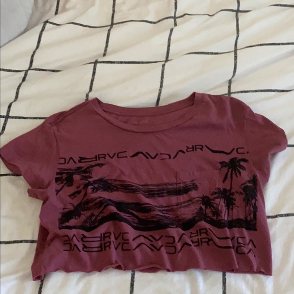 Women’s RVCA cropped tee